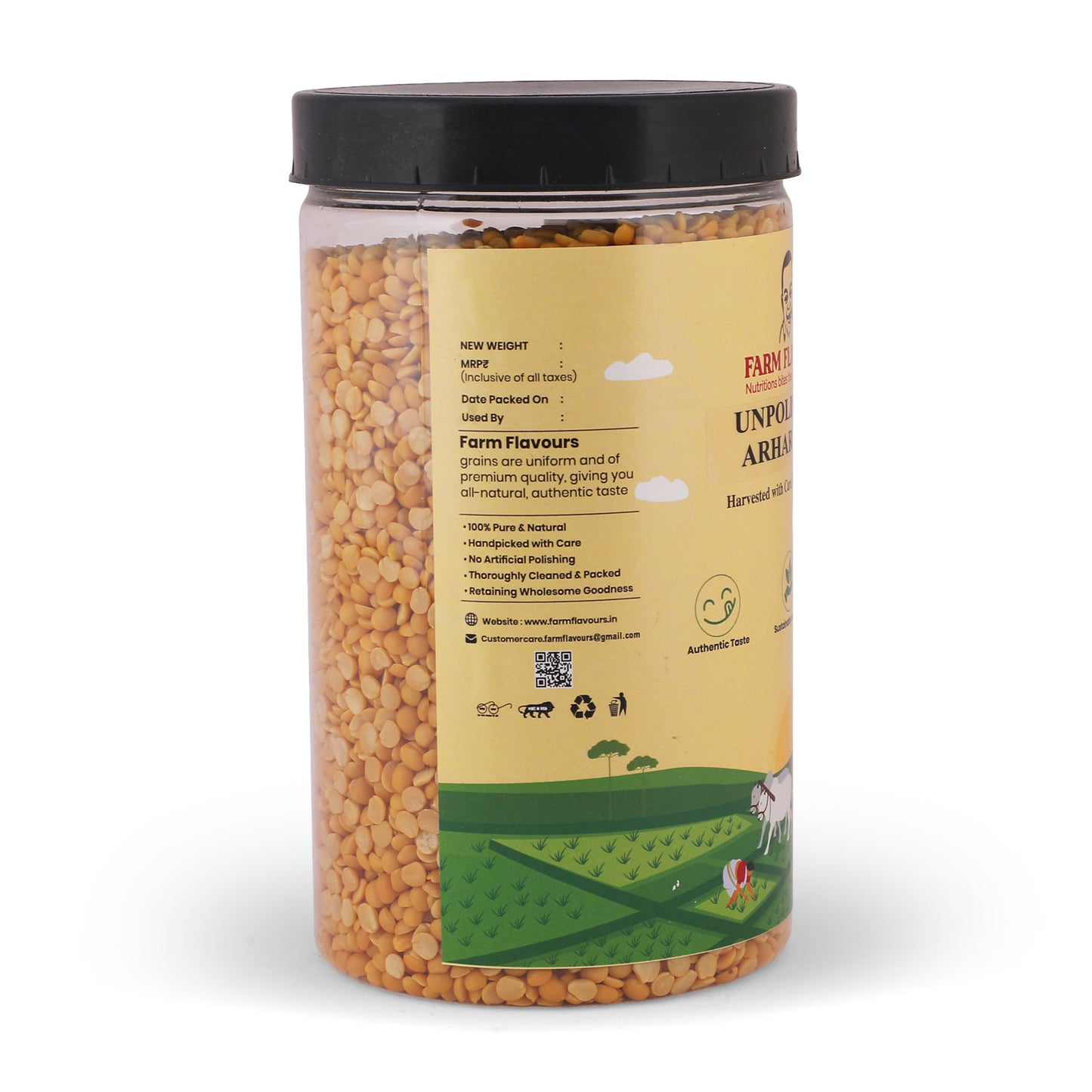 Unpolished Arhar Dal