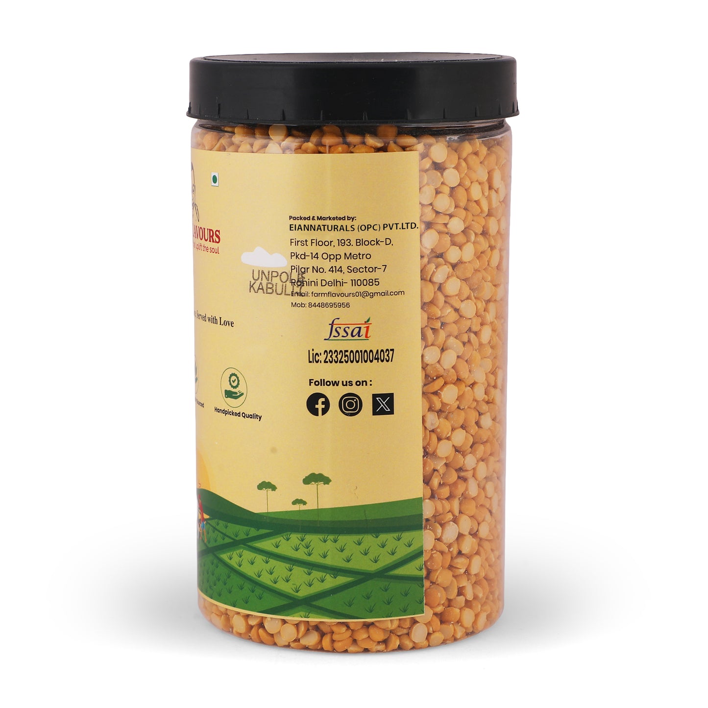 Unpolished Chana Dal